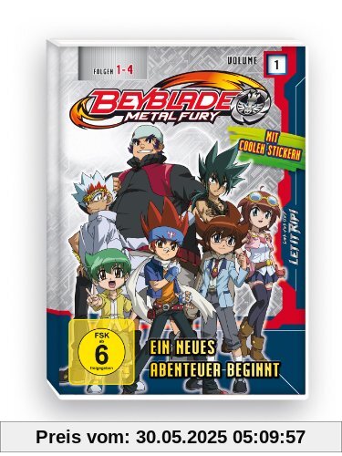 Beyblade Metal Fury - Volume 1 (Folgen 1-4) von Kunihisa Sugishima