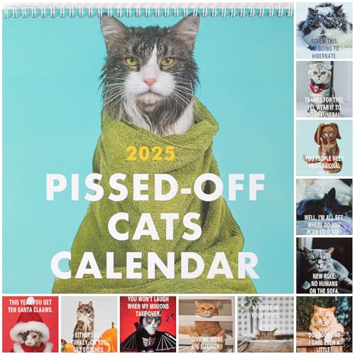 Funny d Off Cat Kalender 2025 UK Wandkalender Planer, 12 Monatskalender 2025 Kalender Planer, Katzen Lustige Sprüche Familie Organizer Wandkalender Planer, Planer Kalender Geschenk für Funny d Off Cat Kalender 2025 UK Wandkalender Planer, 12 Monatskalender 2025 Kalender Planer, Katzen Lustige Sprüche Familie Organizer Wandkalender Planer, Planer Kalender Geschenk für von Kunoli