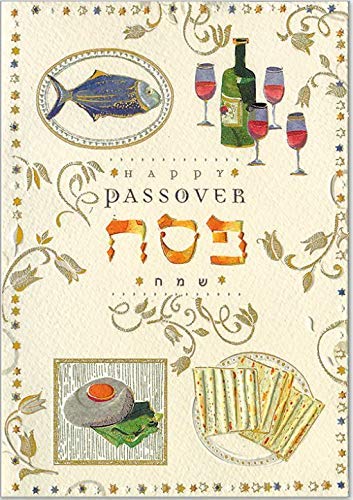 Kunst und Bild Happy Passover - פסח שמח - original von Turnowsky (est. 1940 in Israel) Grußkarte mit Umschlag von Kunst und Bild
