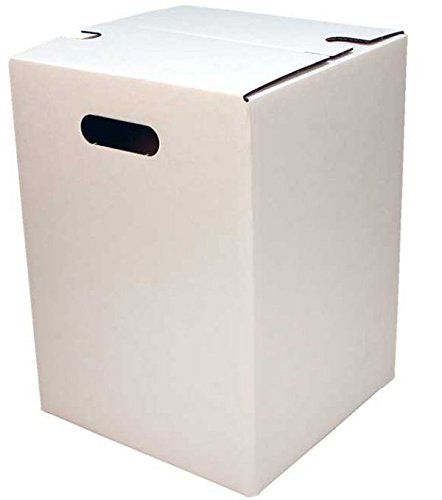 Papphocker weiß Außenmaß: 300 x 300 x 421mm VE 15 Stück von Kunsthandwerkstube