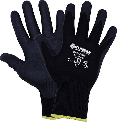 Kunzer 9BUG10 Nitrilschaum, Elasthan Arbeitshandschuh Größe (Handschuhe): 10, XL EN 388:2016, EN 4 von Kunzer