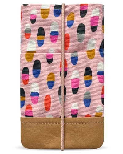Kuratist Handy Tasche - Moin - Kompatibel z.B. mit iPhone 16/15/14/13 Pro Max & Plus Modellen Handgefertigt aus Baumwoll-Twill/Papierleder – Smartphone Hülle mit Verschluss – Confetti Pop Kuratist Handy Tasche - Moin - Kompatibel z.B. mit iPhone 16/15/14/13 Pro Max & Plus Modellen Handgefertigt aus Baumwoll-Twill/Papierleder – Smartphone Hülle mit Verschluss – Confetti Pop von Kuratist