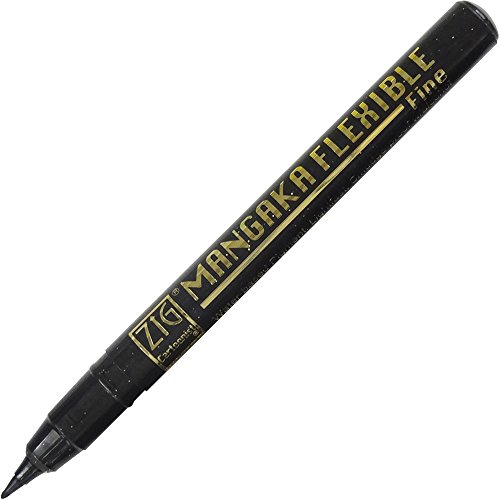Kuretake ZIG CARTOONIST MANGAKA FLEXIBLE Fine, for art, illustration, lettering, graphic designers, urban artists, paper crafters, Smudge-proof, Lightfast, Xylol-Free, Odourless Kuretake ZIG CARTOONIST MANGAKA FLEXIBLE Fine, for art, illustration, lettering, graphic designers, urban artists, paper crafters, Smudge-proof, Lightfast, Xylol-Free, Odourless von Kuretake