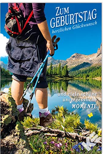 Geburtstagskarte"Wandern", B6 + Umschlag Geburtstagskarte"Wandern", B6 + Umschlag von Kurt Eulzer die Glückwunschkarte