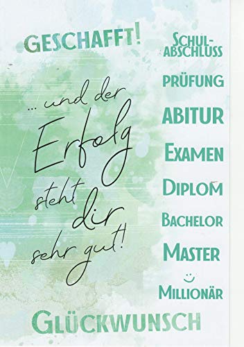 Kurt Eulzer die Glückwunschkarte: Abitur-Karte B6 mit Umschlag, individuell anpassbar Kurt Eulzer die Glückwunschkarte: Abitur-Karte B6 mit Umschlag, individuell anpassbar von Kurt Eulzer die Glückwunschkarte