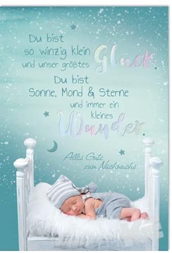Kurt Eulzer die Glückwunschkarte Karte zur Geburt Wunder, B6 + Umschlag Kurt Eulzer die Glückwunschkarte Karte zur Geburt Wunder, B6 + Umschlag von Kurt Eulzer die Glückwunschkarte