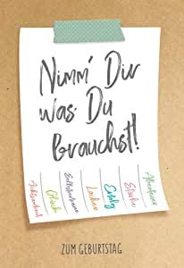 KE - Premium Geburtstagskarte DIN B6, 176x125mm Klappkarte mit Umschlag - Hochwertige Merkzettel Geburtstagskarte - Motiv Ende von Kurt Eulzer