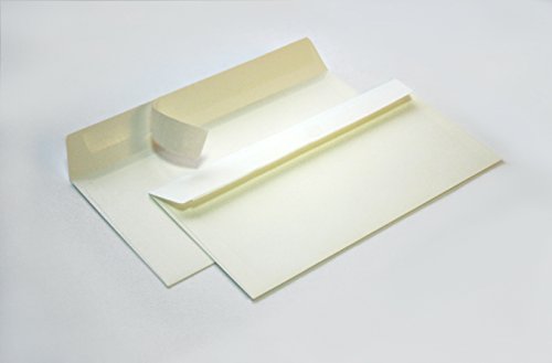 Briefumschläge DIN C6/5 114x229 mm (elfenbeinfarben) 120 g/m² ohne Fenster haftklebend (Artikel: 2120A) (50) von Kurt-Europe.de