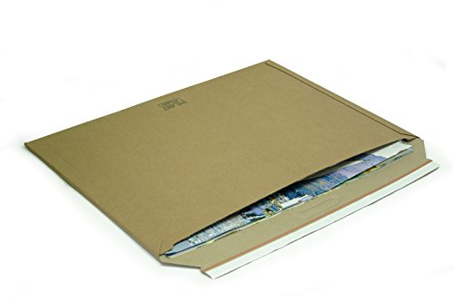 Versandtaschen aus Wellpappe Karton Kalenderverpackung 470 x 665 mm braun quer(ps.497) (10) von KurtSrip