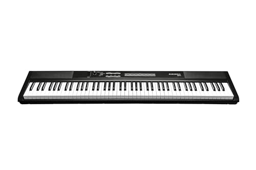 Kurzweil KaS1, Digitales Piano, 88 Tasten Hammermechanik, 128-stimmige Polyphonie, schwarz Kurzweil KaS1, Digitales Piano, 88 Tasten Hammermechanik, 128-stimmige Polyphonie, schwarz von Kurzweil
