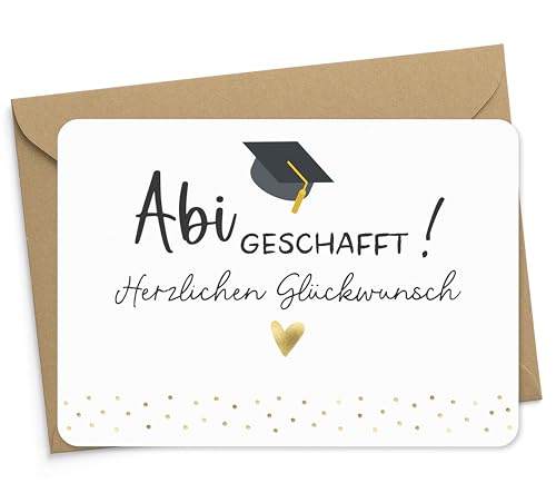 KuschelICH Abitur Karte DIN A6 mit Briefumschlag von KuschelICH