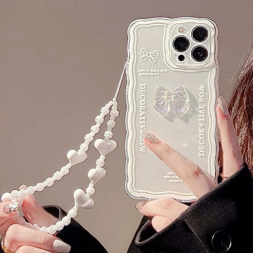 Kusiop Handyhülle für iPhone 13 Mini mit Perlenkette Aesthetic Rose Blumen Schutzhülle Transparent Frauen Mädchen Glitzer mit Süßes Chain Kusiop Handyhülle für iPhone 13 Mini mit Perlenkette Aesthetic Rose Blumen Schutzhülle Transparent Frauen Mädchen Glitzer mit Süßes Chain von Kusiop