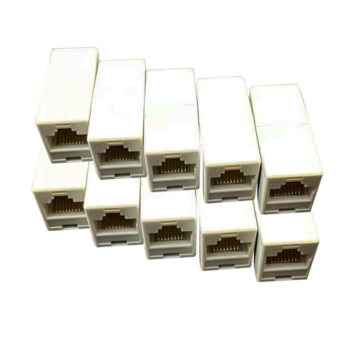 Kustimantu Ethernet -Kabelkoppler, RJ45 -Koppler -Ethernet -Koppler - RJ45 -Koppler weiblich zu weiblich,Modular Plug 10x Netzwerkkabelanschluss für nahtlose Konnektivität Kustimantu Ethernet -Kabelkoppler, RJ45 -Koppler -Ethernet -Koppler - RJ45 -Koppler weiblich zu weiblich,Modular Plug 10x Netzwerkkabelanschluss für nahtlose Konnektivität von Kustimantu