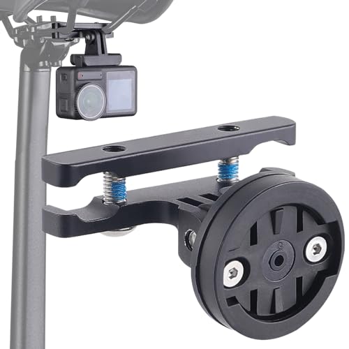 Kustimantu Fahrradcomputerhalter, montieren für Fahrradcomputer | Schwanzunterstützung für die Fahrradkamera - Multifunktionale Halterung für Sportkamera, Rücklicht, ideal für Straßen- und Kustimantu Fahrradcomputerhalter, montieren für Fahrradcomputer | Schwanzunterstützung für die Fahrradkamera - Multifunktionale Halterung für Sportkamera, Rücklicht, ideal für Straßen- und von Kustimantu