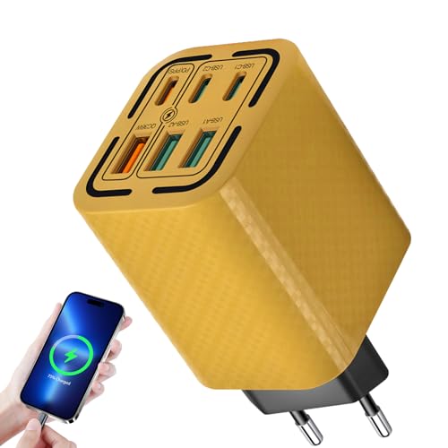 Kustimantu Schnellladeblock - Netzstecker Adapter,Vielseitiger Kompakter Ladeadapter für Studium Zuhause Reise von Kustimantu