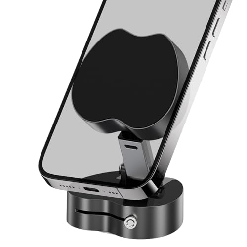Kustimantu Vakuum Handyhalter - Zusammenklappbare Magnetische Handyhalterung Mit 360° Schwenkbar - Für Auto Armaturenbrett Büro Schreibtisch Reisen Videotelefonie Frauen von Kustimantu