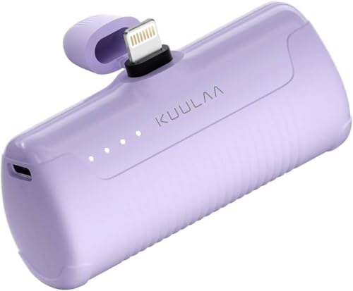 Kuulaa 4500mAh Mini Powerbank für iPhone, Upgraded 12W PD Schnellladung Powerbank Klein Ultra Kompakt Externer Akku Pack Kompatibel mit iPhone 14/14 Pro Max/13 Pro/13/12/11/XS/XR/8/7/6 Kuulaa 4500mAh Mini Powerbank für iPhone, Upgraded 12W PD Schnellladung Powerbank Klein Ultra Kompakt Externer Akku Pack Kompatibel mit iPhone 14/14 Pro Max/13 Pro/13/12/11/XS/XR/8/7/6 von Kuulaa