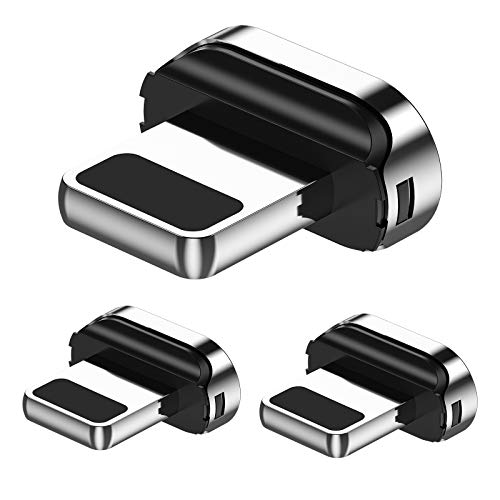 Kuulaa Magnetic Tips, Multi Magnetic Adapter Magnet Connector für magnetisches Ladekabel, kompatibel mit iPhone (3er Pack, für iPhone Stecker) 3-in-1-Magnetladekabel von Kuulaa