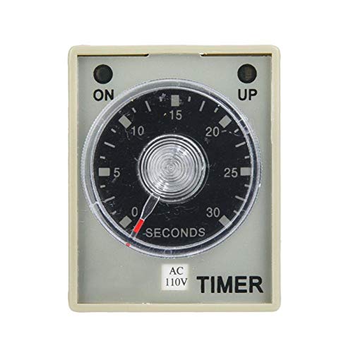 Delay Timer, Timer Switch, Zeitrelais 30S 8 Pins Timer 35mm Din-Rail für industrielles Automatisierungssystem(AC110V) von Kuuleyn