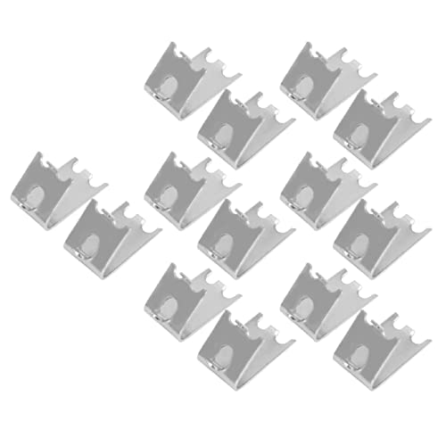 Kuuleyn 14 Stück Gefrierschrank-Regal-Clips, Edelstahl-Regal-Clip für Kühlschrank, Ersatz-Clip-Halterungen, Haken, Regal-Clip, Gefrierschrank, Kühler, Regal-Unterstützung, Kuuleyn 14 Stück Gefrierschrank-Regal-Clips, Edelstahl-Regal-Clip für Kühlschrank, Ersatz-Clip-Halterungen, Haken, Regal-Clip, Gefrierschrank, Kühler, Regal-Unterstützung, von Kuuleyn