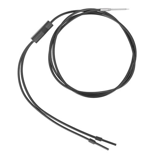 Kuuleyn Sensor -Kabel -Glasfasersensoren reflektierender Glasfaser -Sensor 0 bis 46 mm Messbereich 2 mm Durchmesser optischer Fasersensor für Industrie 1m von Kuuleyn