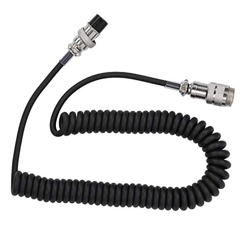 Männliches weibliches Kabel, Mikrofon-Verlängerungskabel, handliches 8-poliges gewickeltes Verlängerungs-Mikrofonkabel Männliches weibliches Kabel für Transceiver mit 8-poligen runden Mikrofonanschlüs Männliches weibliches Kabel, Mikrofon-Verlängerungskabel, handliches 8-poliges gewickeltes Verlängerungs-Mikrofonkabel Männliches weibliches Kabel für Transceiver mit 8-poligen runden Mikrofonanschlüs von Kuuleyn