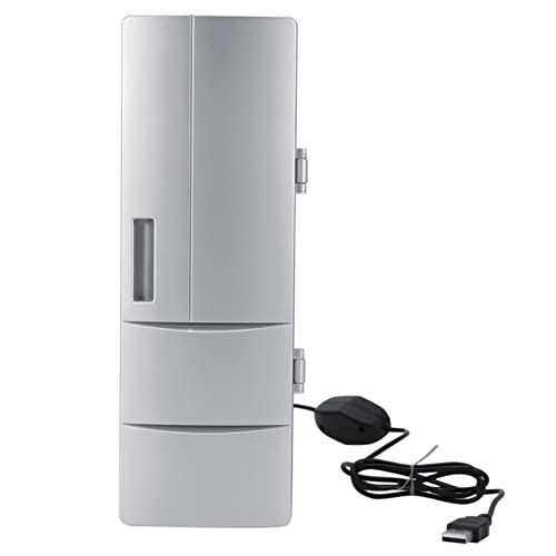 Mini Usb Kühlschrank, Tragbarer Kühlschrank, Kosmetik Kühlschrank Kompakte Gefrierdosen Bierkühler Getränkewärmer Kühlschrank Für Reisebüro Auto Schlafzimmer Büro Schreibtisch Mini Usb Kühlschrank, Tragbarer Kühlschrank, Kosmetik Kühlschrank Kompakte Gefrierdosen Bierkühler Getränkewärmer Kühlschrank Für Reisebüro Auto Schlafzimmer Büro Schreibtisch von Kuuleyn