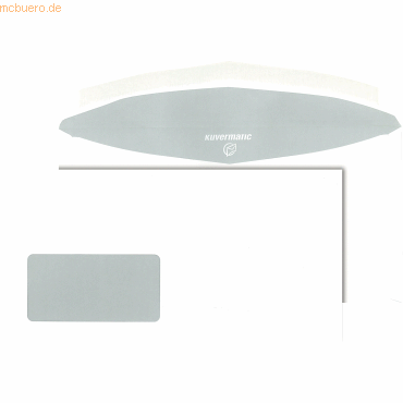 Kuvermatic Briefumschlag 30005374 120x235mm mit Fenster 80g 1000 Stück Kuvermatic Briefumschlag 30005374 120x235mm mit Fenster 80g 1000 Stück von Kuvermatic