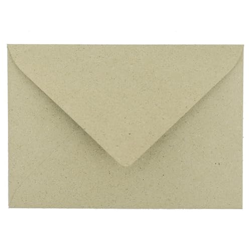 Kuvertwelt Briefumschläge DIN C6 (162x114mm) 25 Stück Kraftpapier Nassklebende Umschläge für Karten und Einladungen – Umschläge für Geschäftspost, Büro, Hochzeit und den privaten Gebrauch von Kuvertwelt