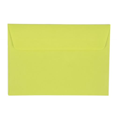 Kuvertwelt Briefumschläge DIN C6 (162x114mm) - Haftklebend - Hochwertige Umschläge in verschiedenen Stückzahlen 25 Stück Briefumschläge DIN C6 haftklebend Maigrün von Kuvertwelt