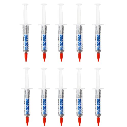 10 Stück 3 Gramm CPU/GPU Wärmeleitpaste, Thermal Paste GPU, Kühlpaste CPU, Thermal Paste Grease Compound, Wärmeleitpaste Hochleistungs, Wärmeleitpaste Kühlkörper Kühler Für CPU/GPU von Kuxiptin