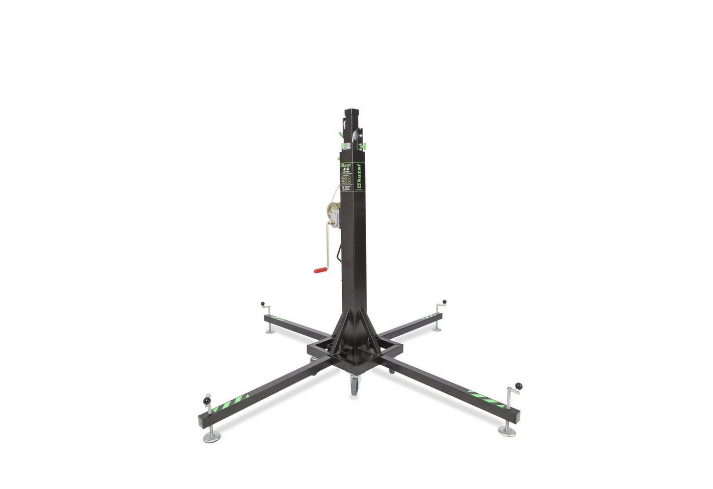 Kuzar Stativbeine (K5 Towerlift 1,74-5,0m, max. 250kg, schwarz - Traversenlift) von Kuzar