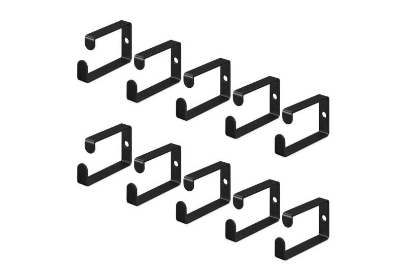 kwmobile 10x Kabelführungsbügel Serverschrank Rack Kabelführungen 10er Set Netzwerk-Adapter von Kwmobile