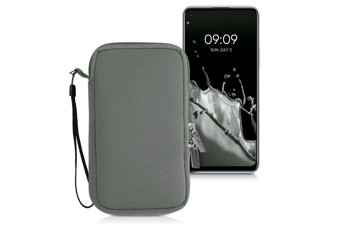kwmobile Sleeve Handytasche für Smartphones L - 6,5", Neopren Handy Hülle - Handy Tasche Sleeve Pouch kwmobile Sleeve Handytasche für Smartphones L - 6,5", Neopren Handy Hülle - Handy Tasche Sleeve Pouch von Kwmobile