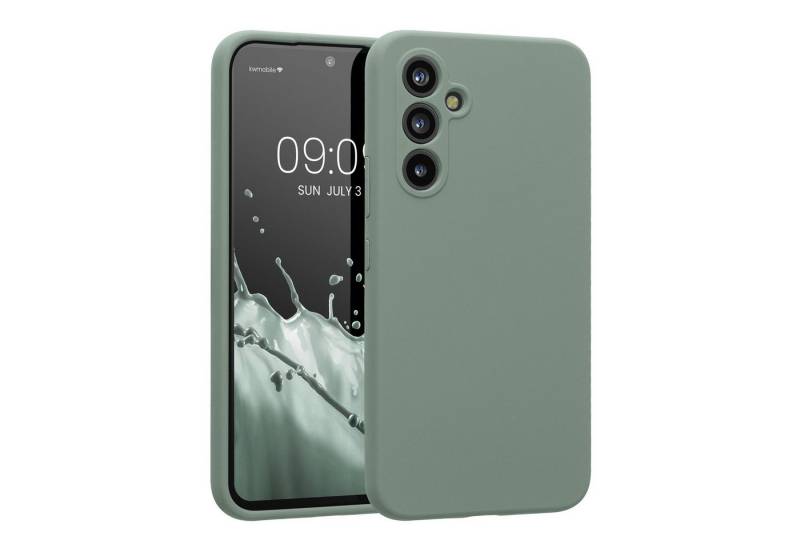 kwmobile Handyhülle Hülle für Samsung Galaxy A54 5G, Hülle Silikon gummiert - Handyhülle - Handy Case in Rainwashed Grün von Kwmobile