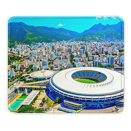 Brasilien Rio Janeiro Mauspads Geschenk Souvenir 7,9 x 9,5 in 3mm Gummipad von Kxrsm