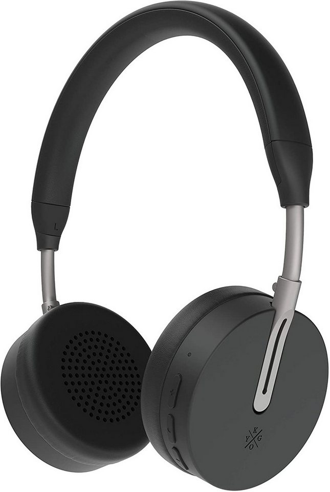 Kygo A6/500 On Ear iOS Android Bluetooth-Kopfhörer (Qualcomm aptX und AAC,NFC,Kygo Sound App, Siri, Bluetooth,A2DP,AVRCP,HSP,HFP,AAC,aptX, Steuerung per App) von Kygo