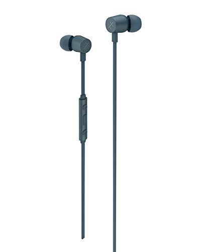 X by Kygo E2/400 Sports Earphones, Built-in Microphone and Remote Control, Magnetic Housing - Storm Grey von Kygo