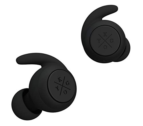 X by Kygo E7/900 Wireless Bluetooth Earbuds, IPX7 Waterproof Rating, Built-in Microphone, Autopairing with Comply Foam Tips - Black von Kygo