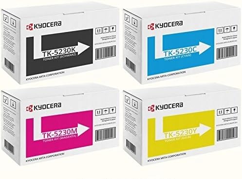 4x TK-5230 Kyocera Original Toner Ecosys M5521cdn M5521cdw P5021cdn P5021cdw - inkl. Tonerliga Touchpen Kugelschreiber von Kyocera