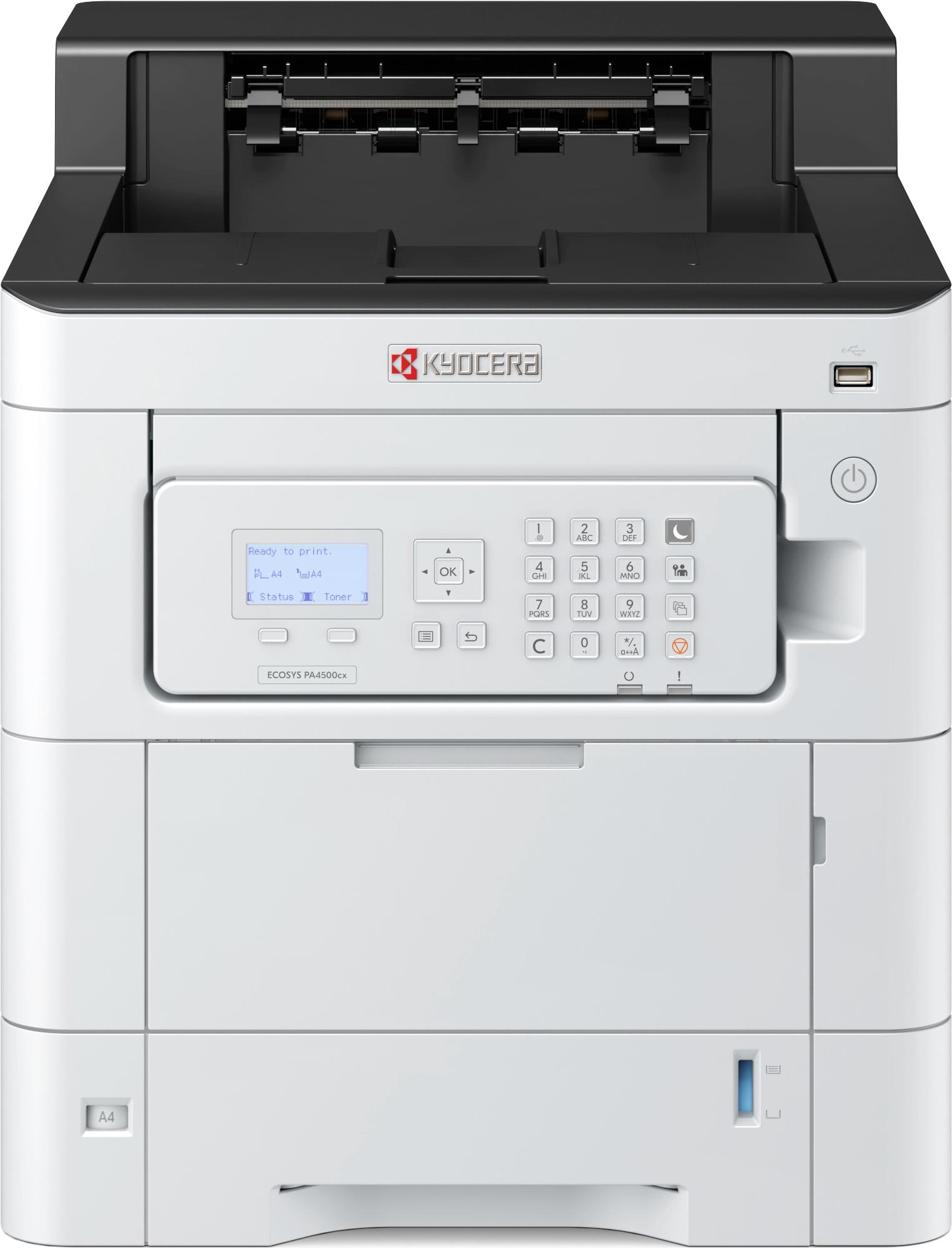 KYOCERA ECOSYS PA4500cx Printer A4 Färg 45ppm Farbe 1200 x 1200 DPI (1102Z13NL0) von Kyocera