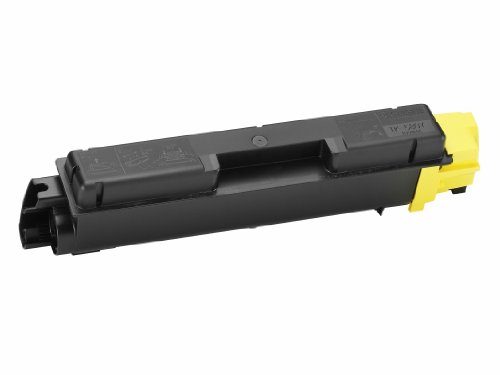 Kyocera 4104103 TK-580Y Toner Gelb, Original Tonerkartusche 1T02KTCNL0. Kompatibel für FS-C5150DN, Ecosys P6021cdn von Kyocera