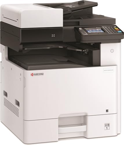 Kyocera Ecosys M8124cidn Farblaserdrucker Multifunktionsgerät: Drucker Scanner Kopierer, 24 Seiten pro Minute. Din A3 Drucker inkl. Mobile-Print-Unterstützung für Smartphone und Tablet von Kyocera