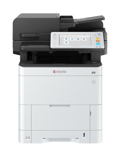 Kyocera Ecosys MA3500cix Farblaserdrucker Multifunktionsgerät, Duplex, 35 Seiten pro Minute Drucker Scanner Kopierer, Laserdrucker Farbe Multifunktionsgerät mit Touchpanel, Gigabit LAN, Mobile Print von Kyocera