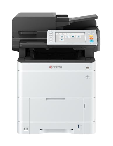 Kyocera Ecosys MA4000cix Farblaserdrucker Multifunktionsgerät Duplex, 40 Seiten pro Minute Drucker Scanner Kopierer, Laserdrucker Multifunktionsgerät mit Touchpanel, Gigabit LAN, Mobile Print Funktion von Kyocera