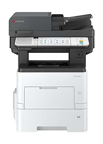 Kyocera Ecosys MA6000ifx Multifunktionsdrucker Schwarz Weiss, 60 Seiten pro Minute. Drucker Scanner Kopierer, Fax. Touchpanel, 100+500 Blatt Papierzufuhr, Gigabit LAN, Mobile Print von Kyocera