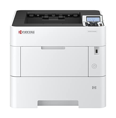 Kyocera Ecosys PA5000x/Plus Laserdrucker Schwarz Weiss, Duplex-Einheit, 50 Seiten pro Minute, Gigabit LAN. Inkl. Mobile Print, Laserdrucker inklusive 3 Jahre Full Service Vor-Ort von Kyocera