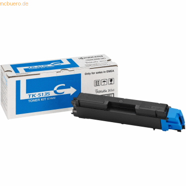 Kyocera Kyocera Toner TK-5135C Cyan (bis 5.000 Seiten) von Kyocera