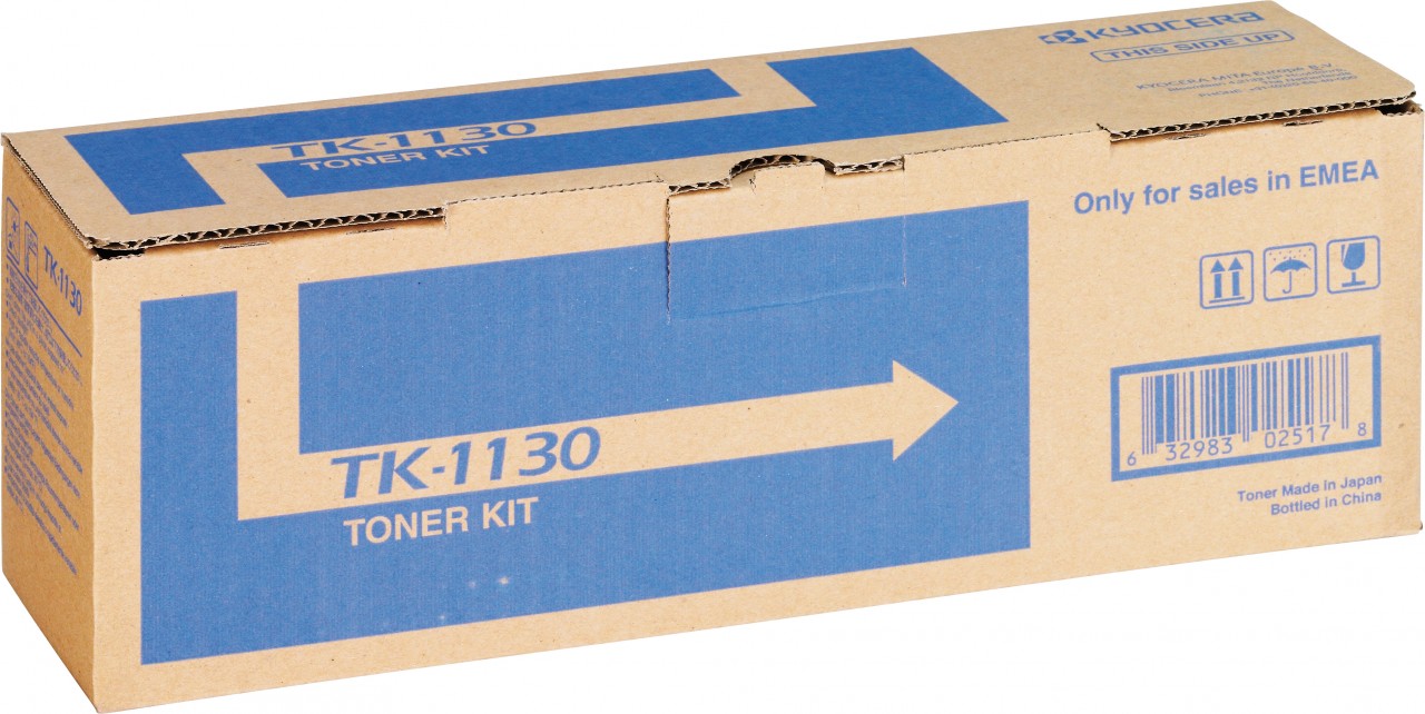 Kyocera Lasertoner TK-1130 schwarz 3.000 Seiten Kyocera Lasertoner TK-1130 schwarz 3.000 Seiten von Kyocera