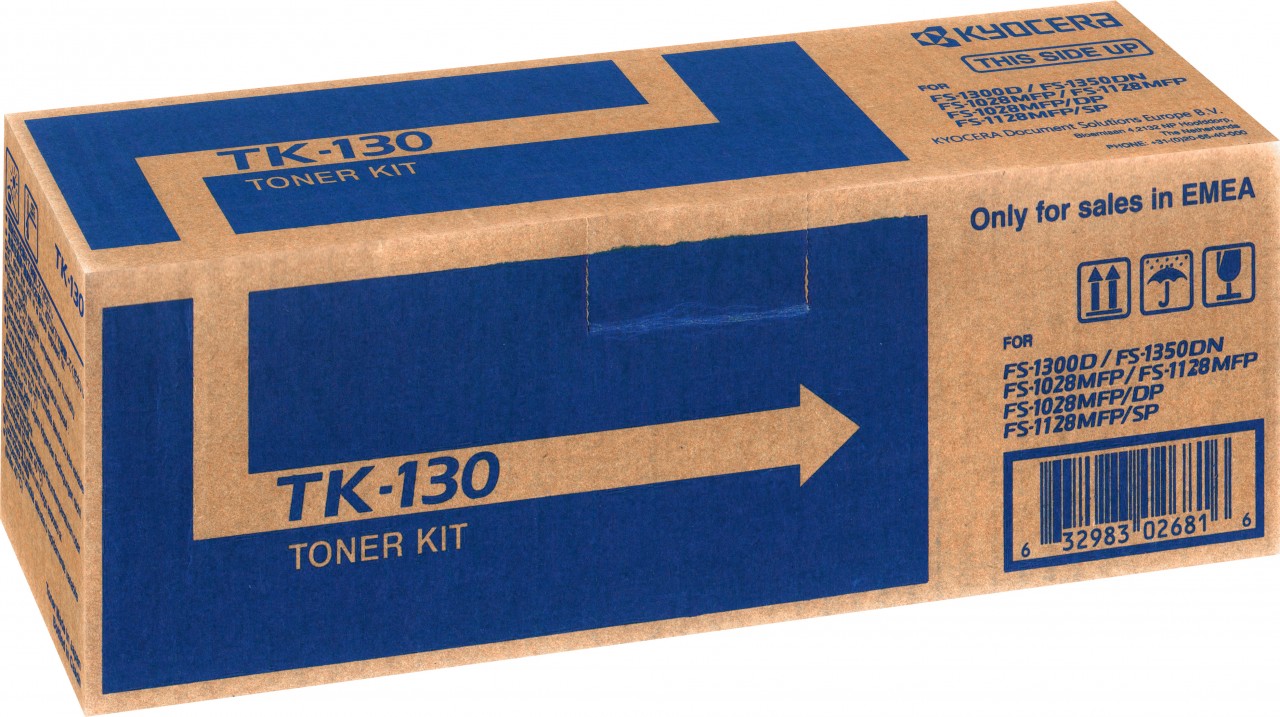 Kyocera Lasertoner TK-130 schwarz 7.200 Seiten Kyocera Lasertoner TK-130 schwarz 7.200 Seiten von Kyocera